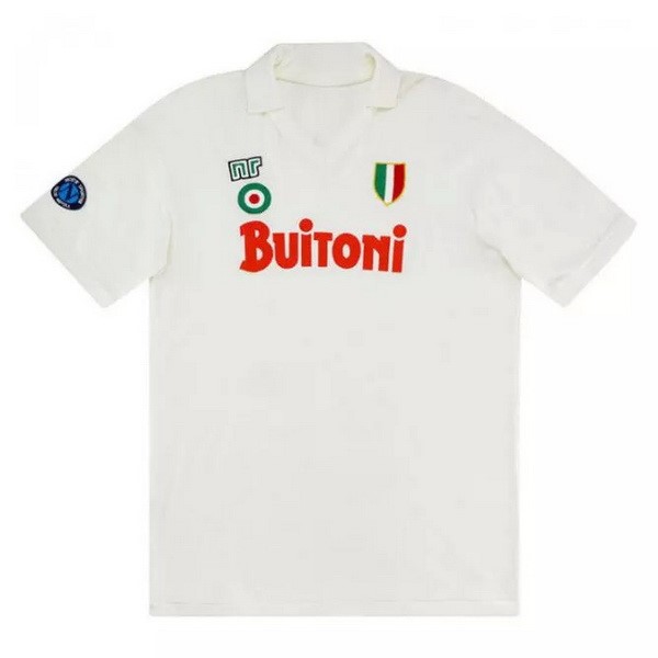 Camiseta Napoli 2ª Retro 1987 1988 Blanco